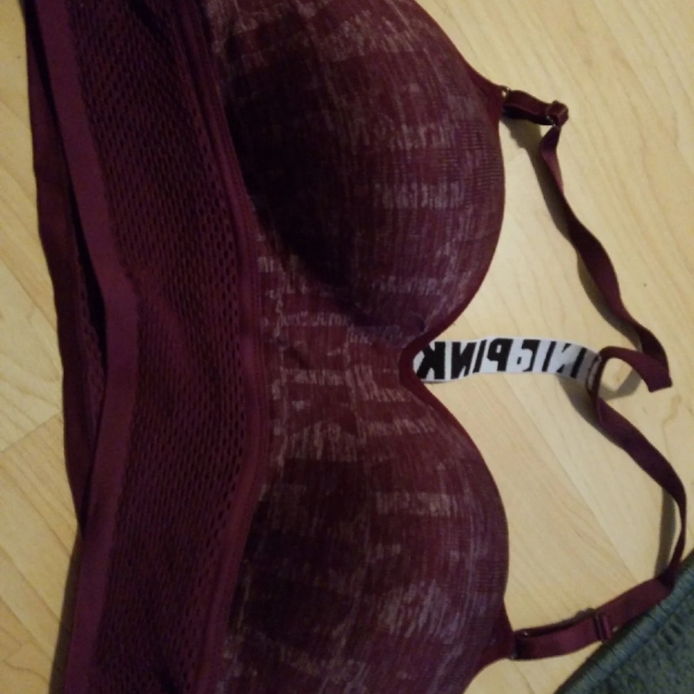 Pink cool and comfy mesh bra